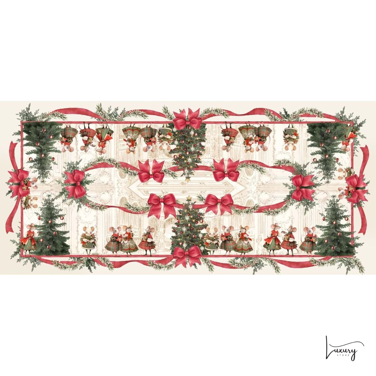 Blanc Mariclò Tovaglia La Favola di Natale Collection