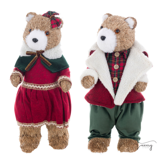 Blanc Mariclò Coppia Orsetti H. 41 Collezione Natale a Cortina