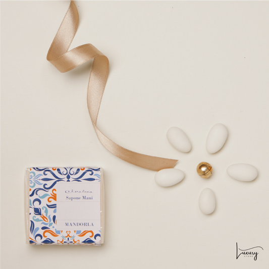 Claraluna Sapone alla mandora con decoro maiolica