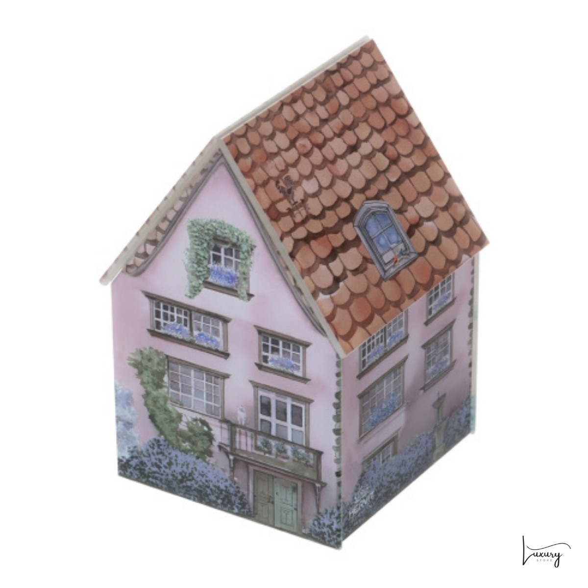 Hervit Contenitore con fondo a specchio collezione Cottage