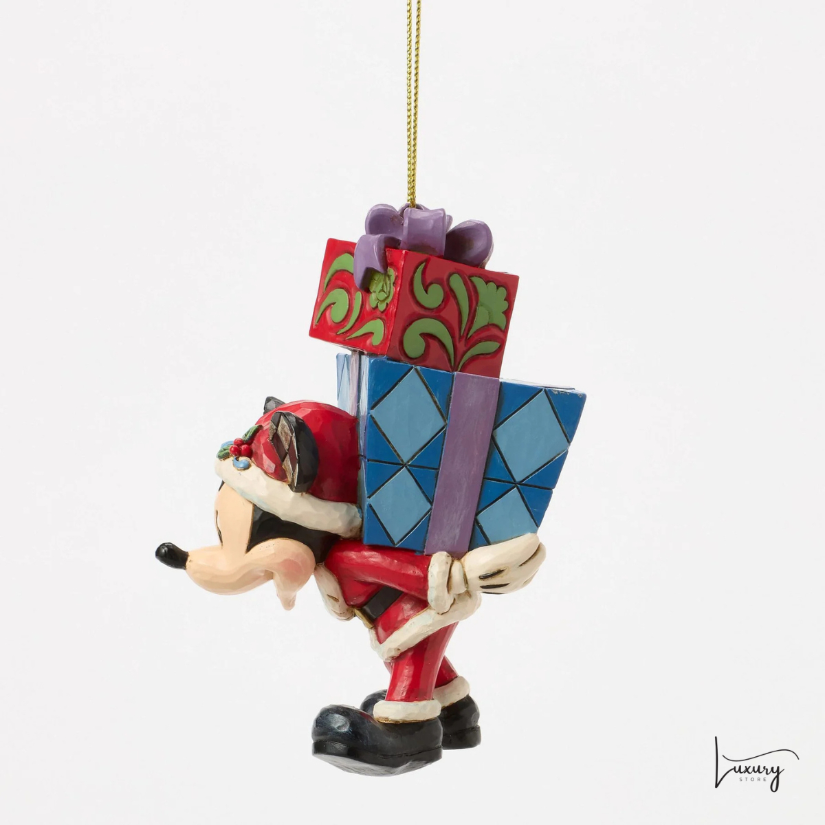 Disney Jim Shore Addobbo per Albero Topolino con pacchetti regalo