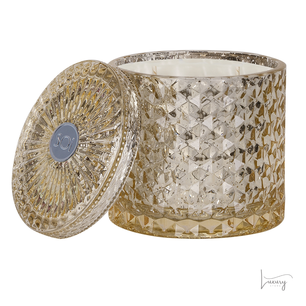 Aqua de Soi Candela in vetro smerigliato 70h -Cinnamon wood-
