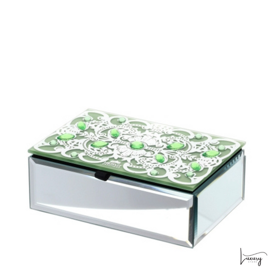 Hervit Cofanetto Byzantium Verde e Argento