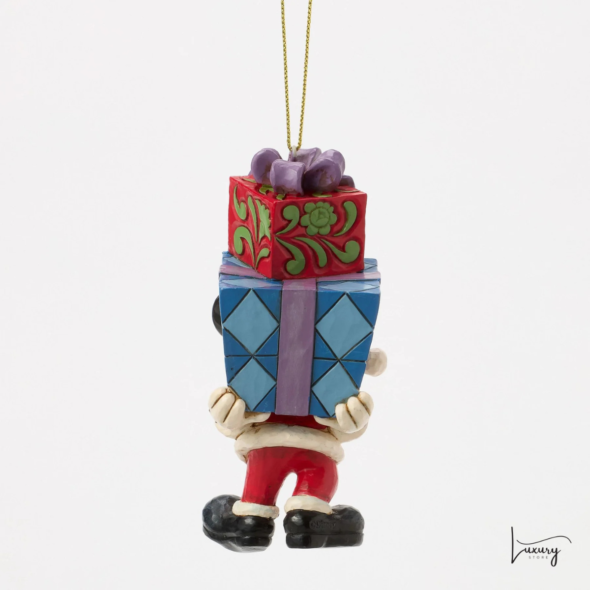 Disney Jim Shore Addobbo per Albero Topolino con pacchetti regalo