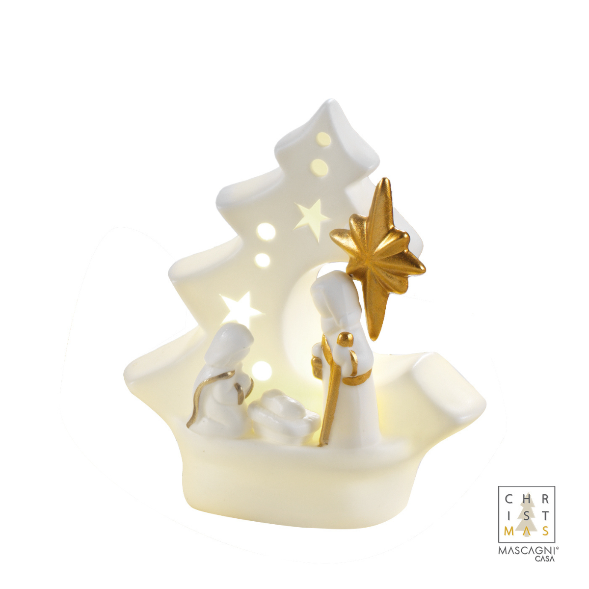 Mascagni Natività Led H. 12,5 cm