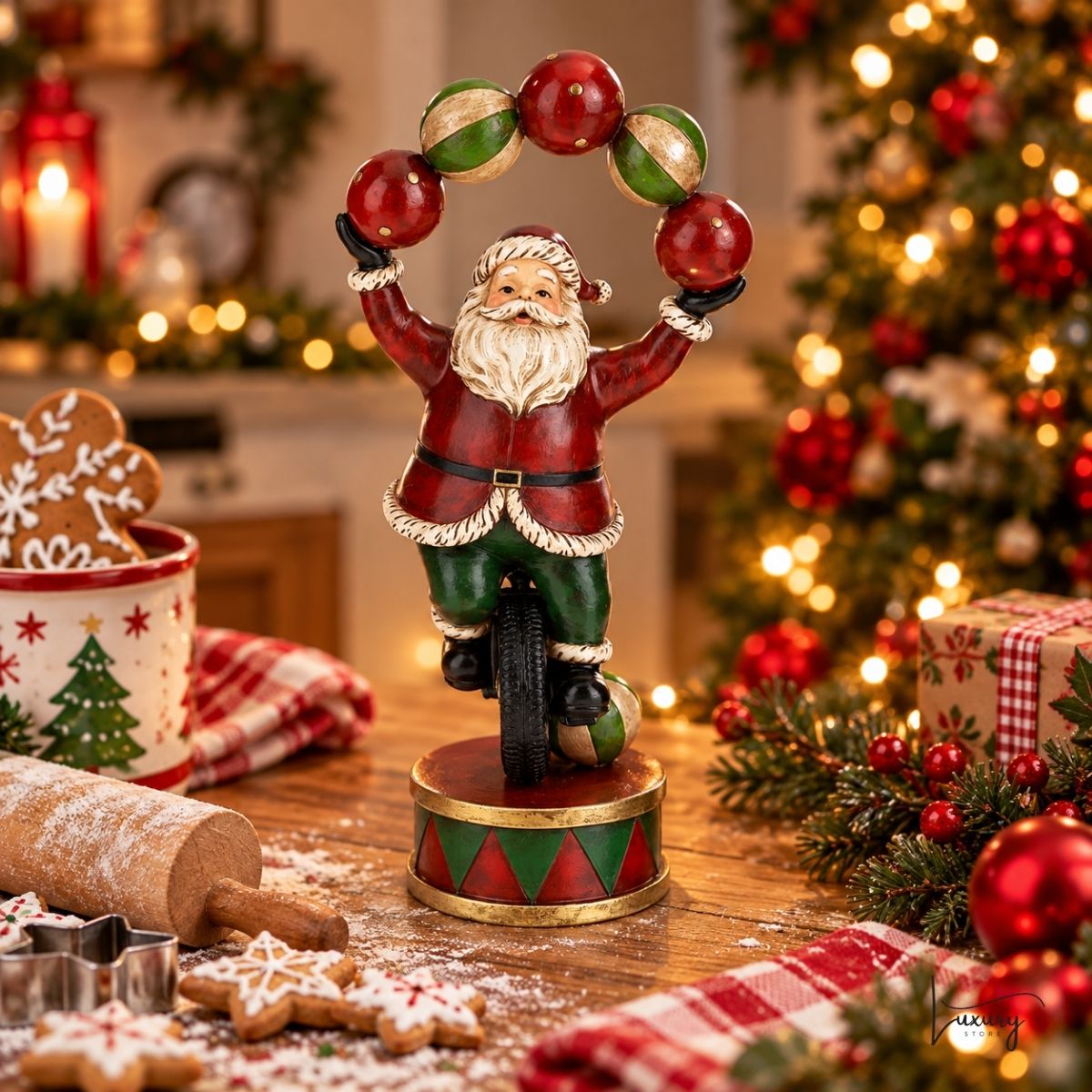 Hervit Babbo Natale con Monociclo