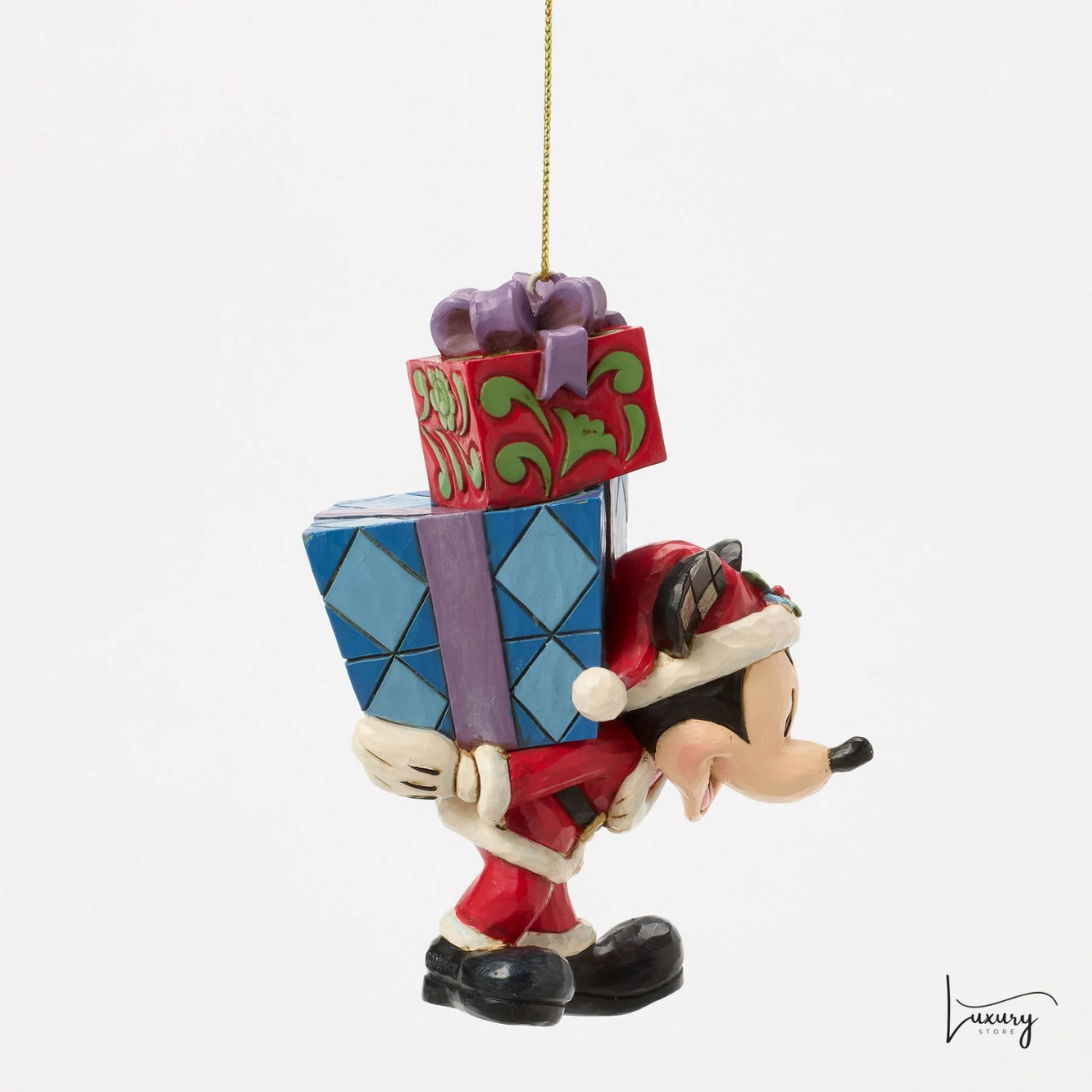 Disney Jim Shore Addobbo per Albero Topolino con pacchetti regalo