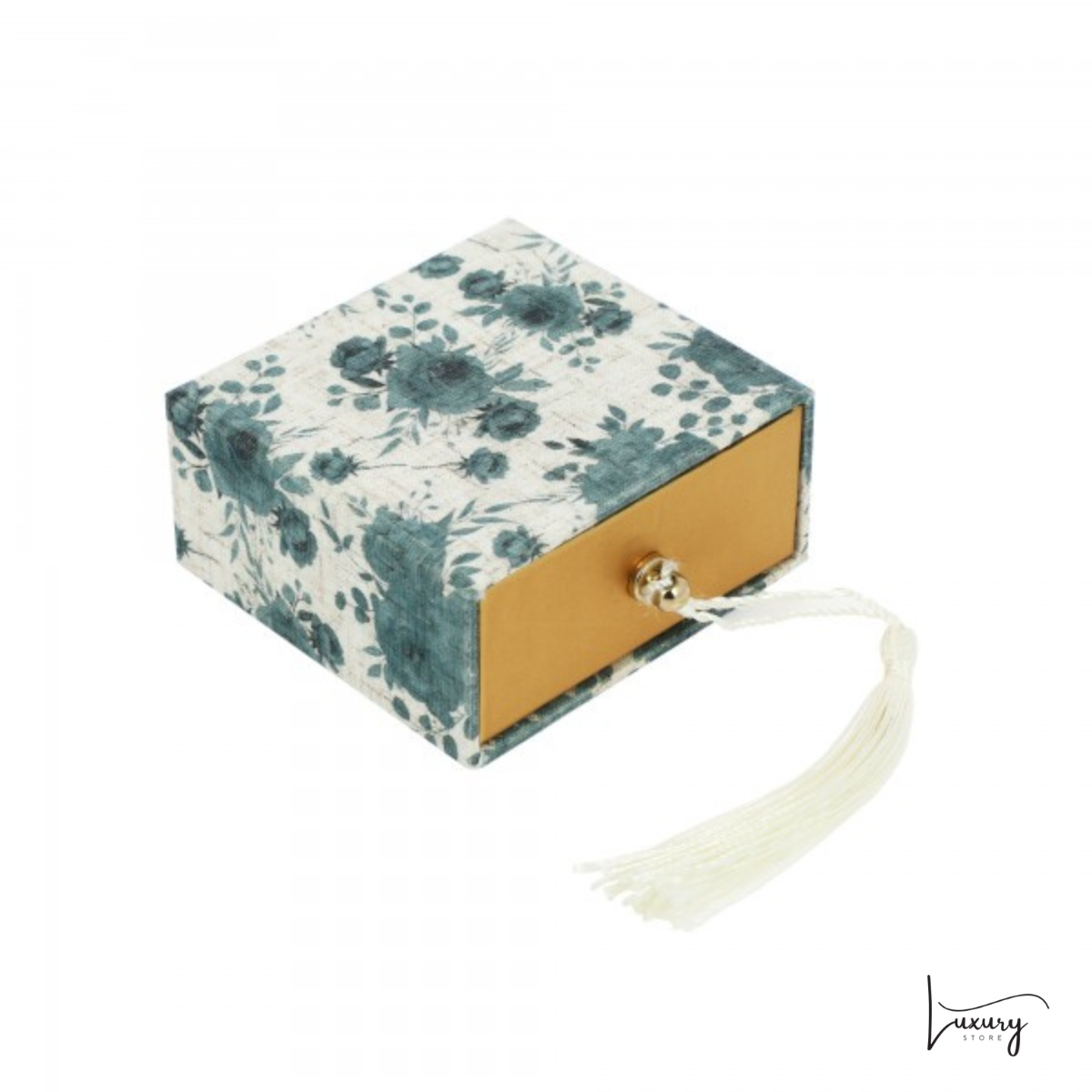 Scatola con cassetto Provenzale con nappa