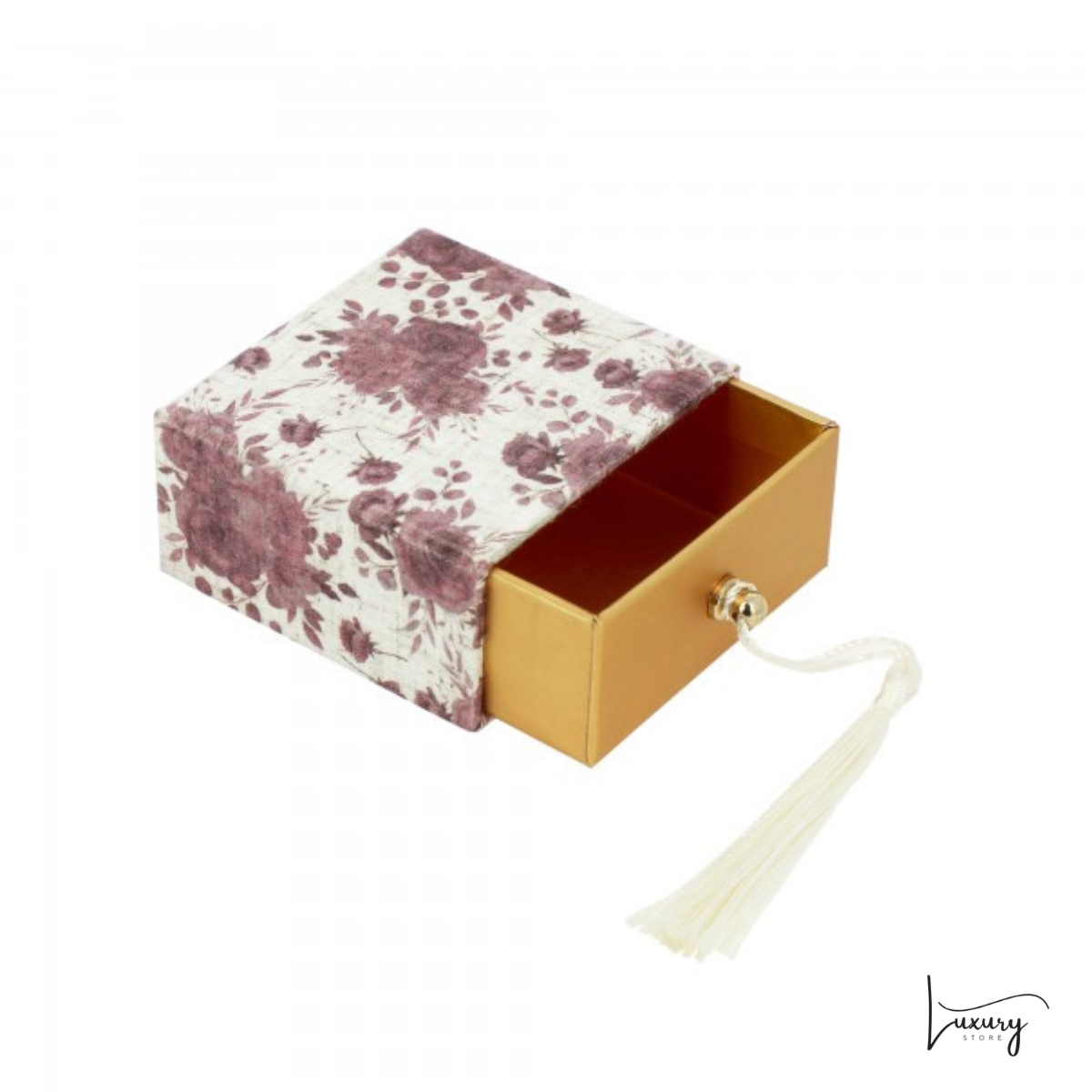 Scatola con cassetto Provenzale con nappa