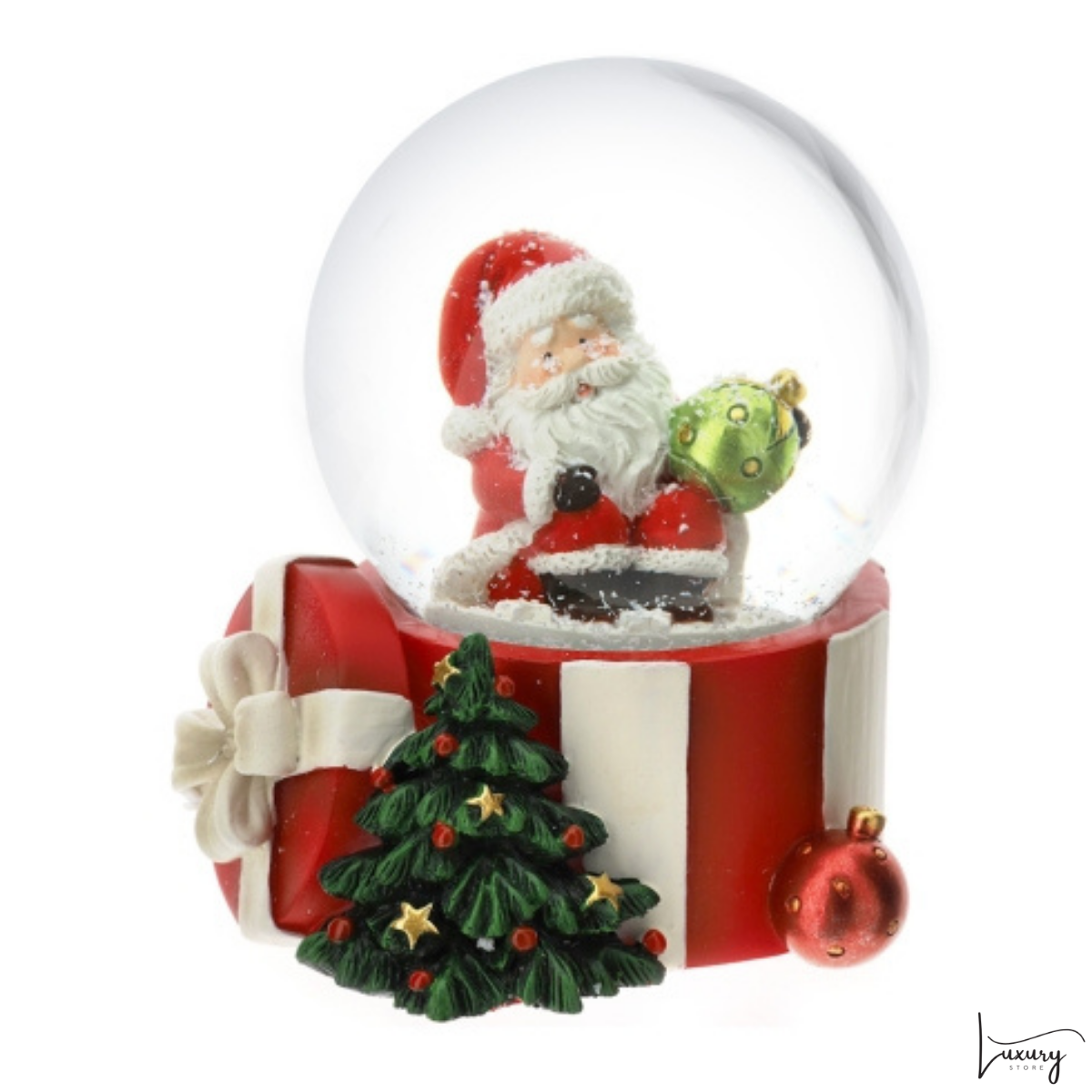 Hervit Palla acqua/neve in resina h. 9 cm