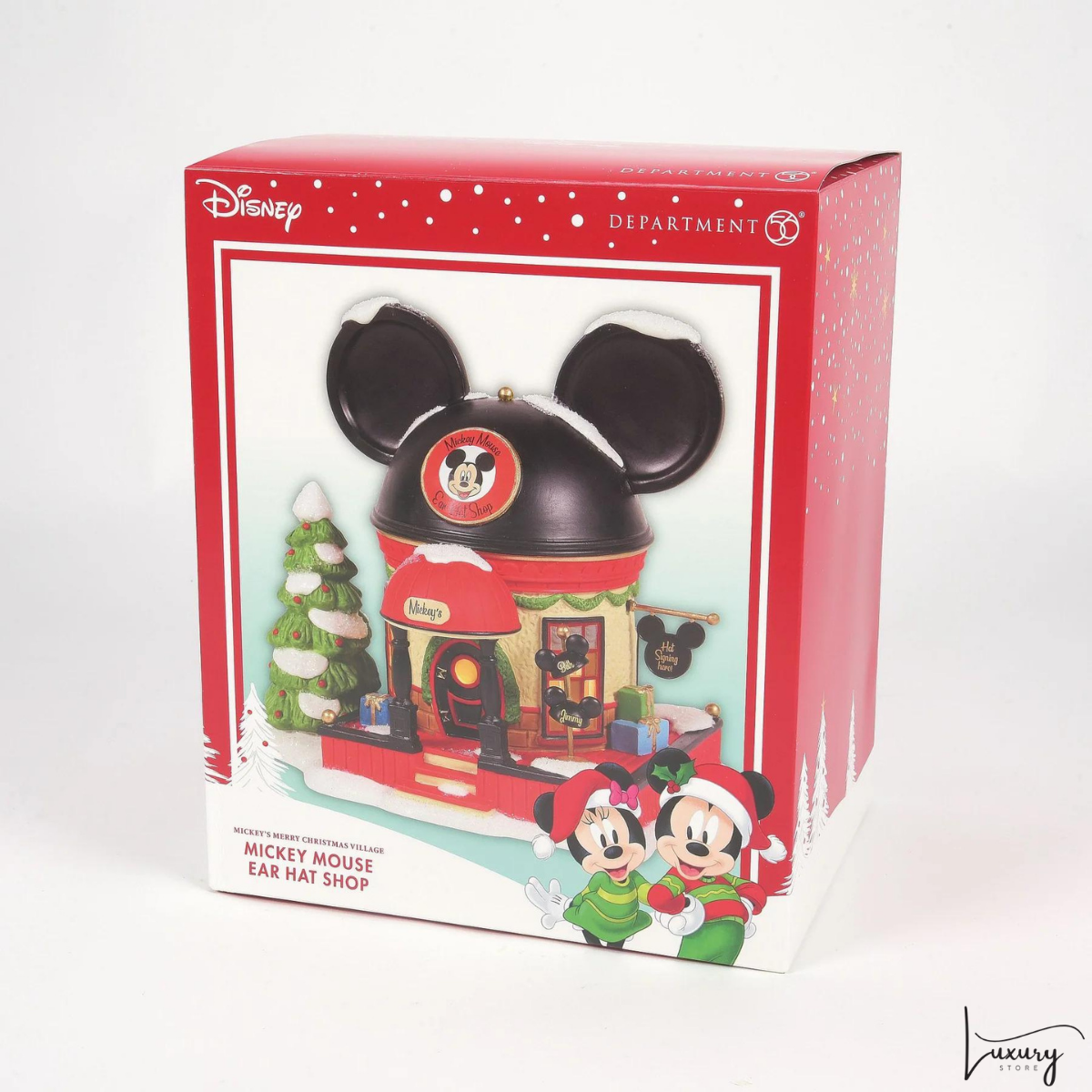 Disney Jim Shore statuetta Il negozio di cappelli di Mickey mouse