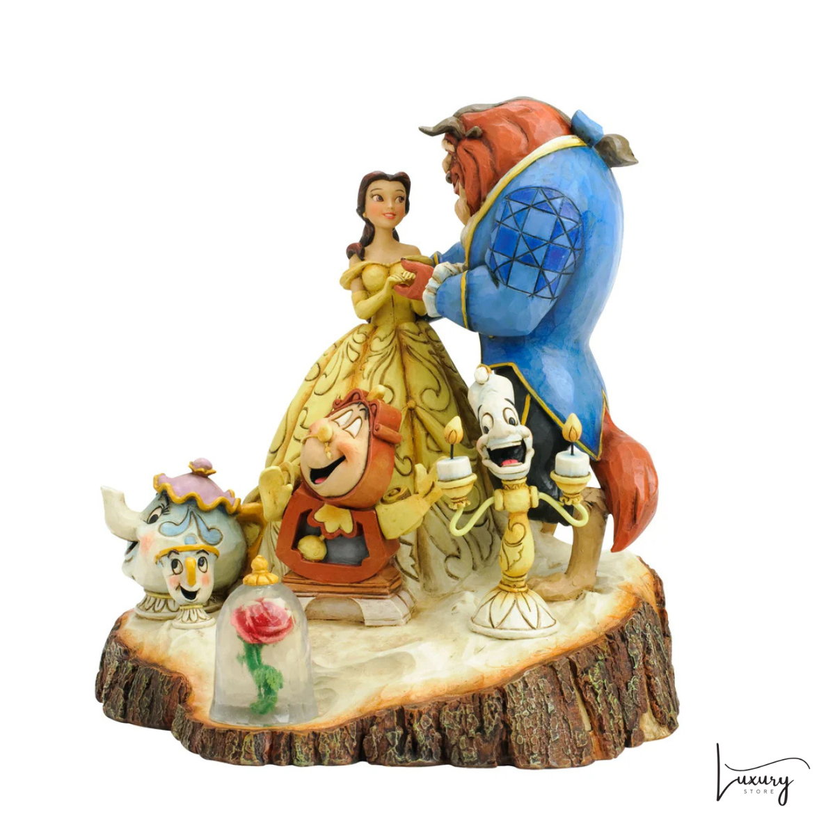 Disney Jim Shore Storybook La bella e La Bestia