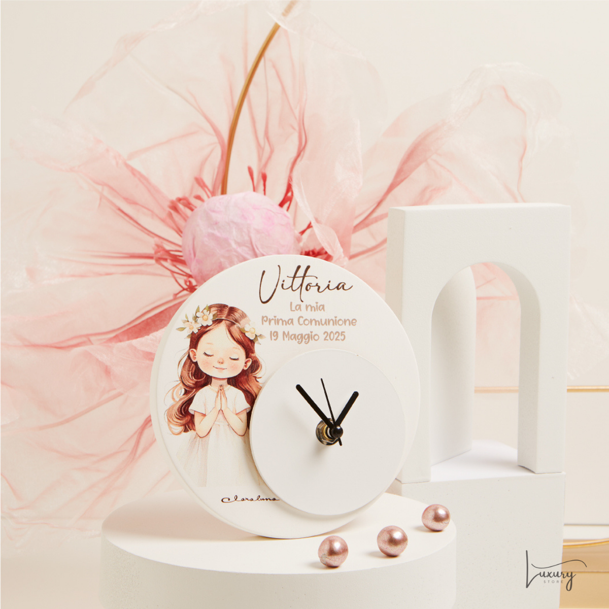 Claraluna Orologio Prima Comunione Personalizzabile