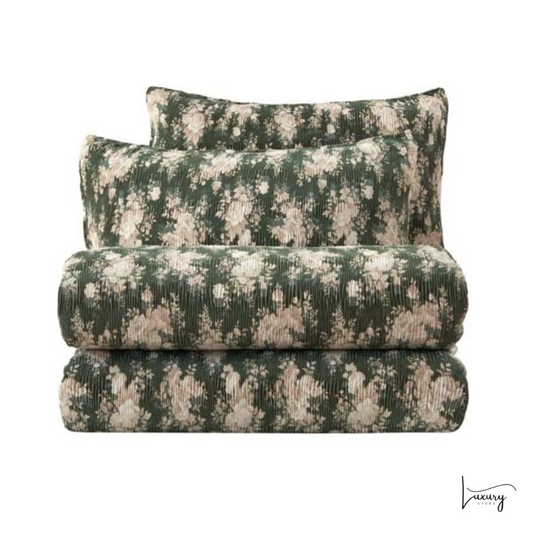 Blanc Mariclò Trapunta con copriguanciali Notte di velluto Collection