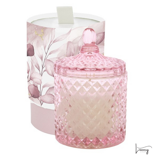 Candela profumata Potique in vetro Rosa