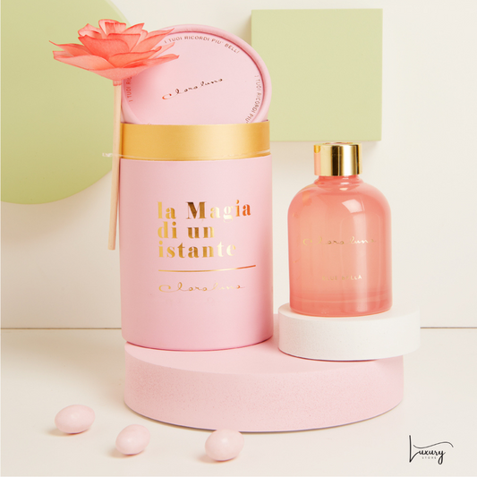 Claraluna Diffusore  Rosa con Fiore