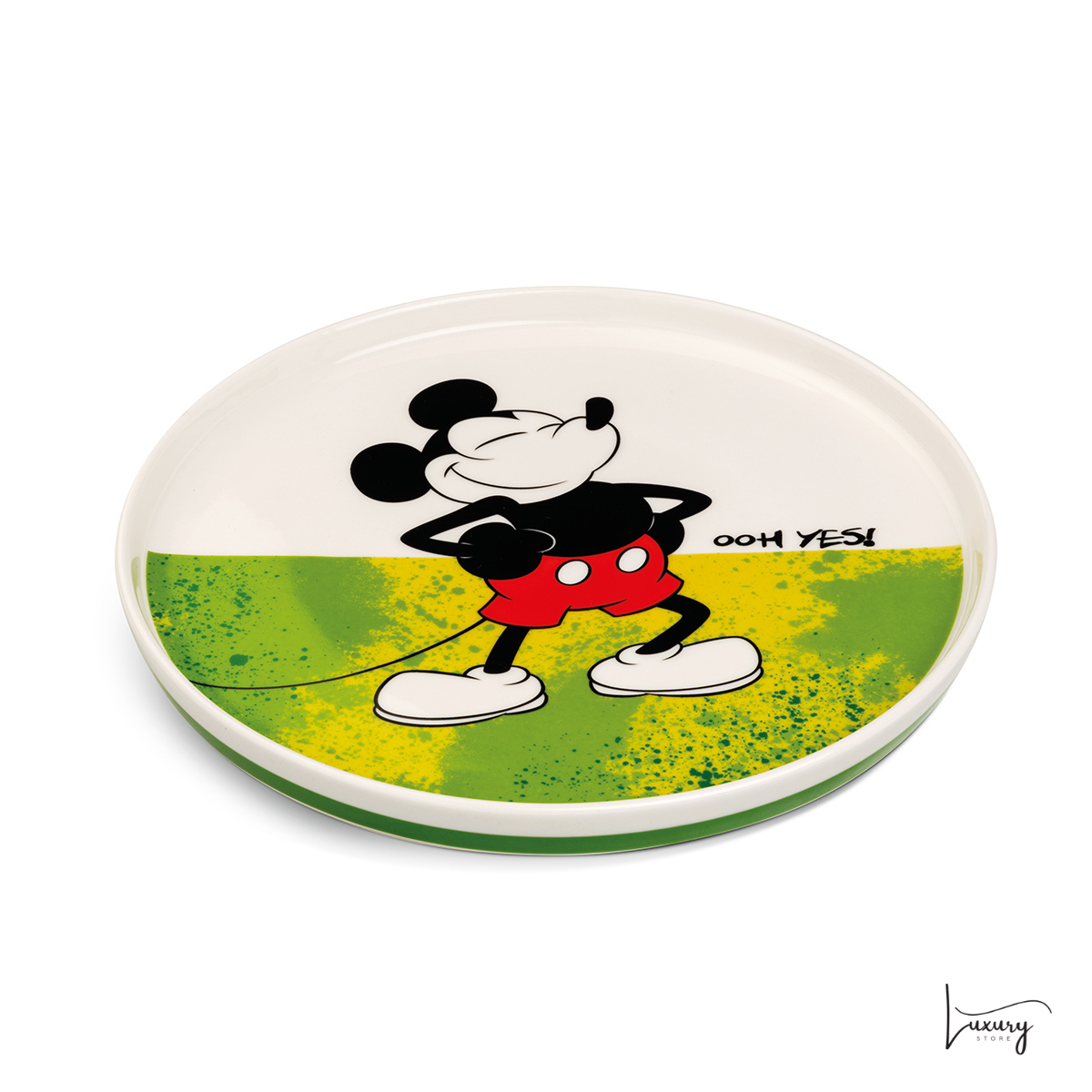 Egan Piattino dessert Mickey Mouse Verde