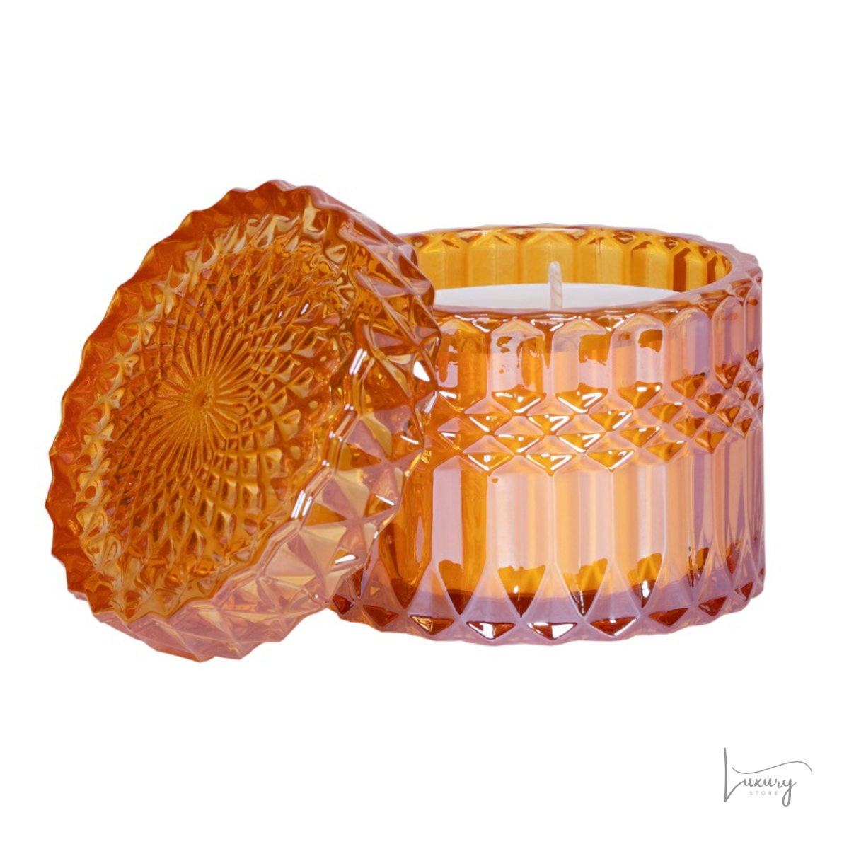 Aqua de Soi Candela in vetro smerigliato -Citrus Twist-