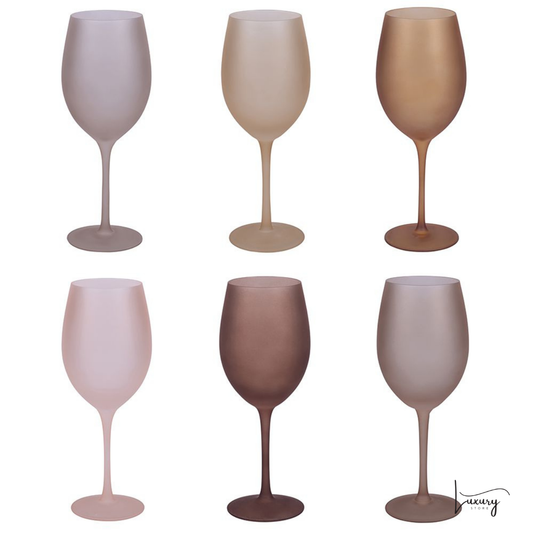 Villa D'este Set 6 Calici Happy houre Shade of Chocolate