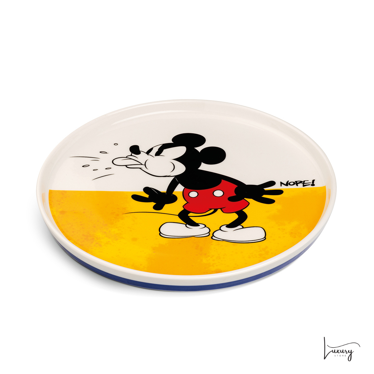 Egan Piattino dessert Mickey Mouse giallo