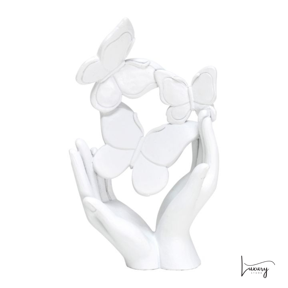 Wald Scultura in resina "Volo di Farfalle"