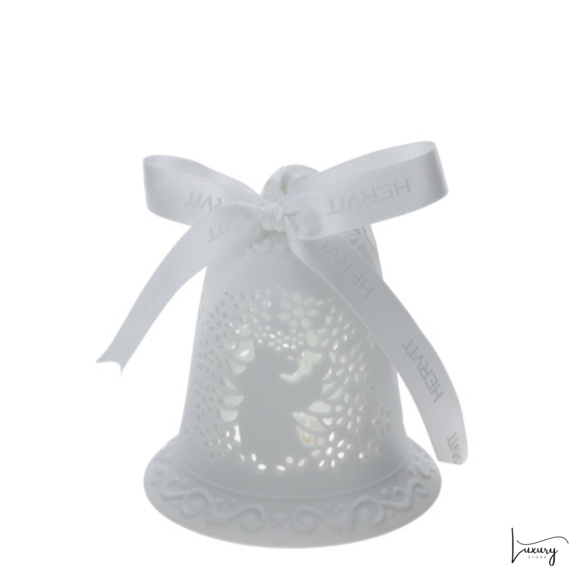 Hervit Campana in porcellana biscuit Bimba Prima Comunione