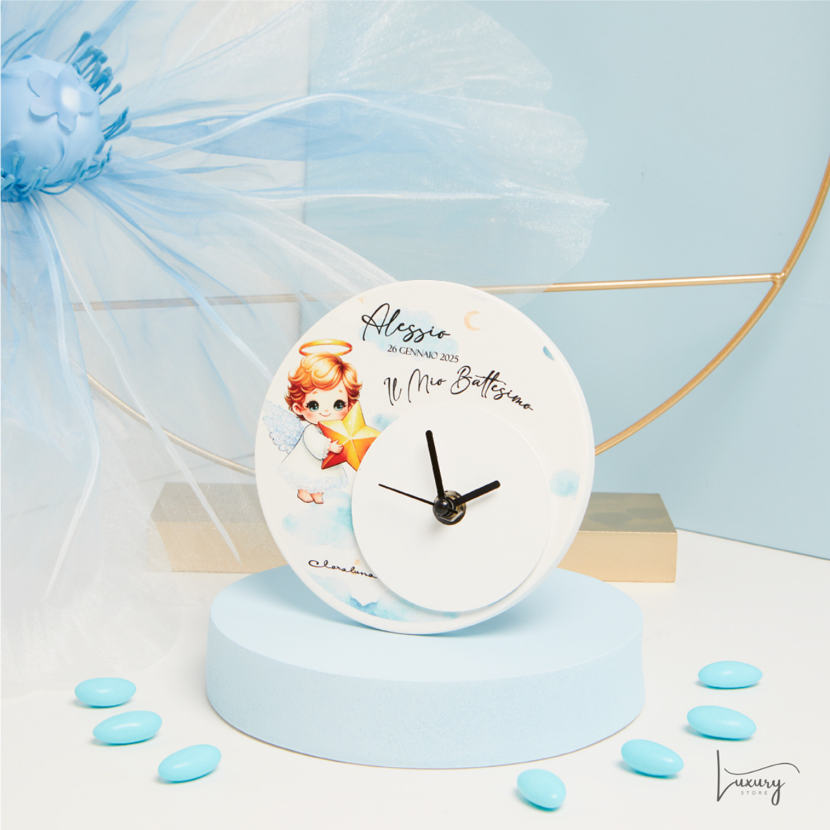 Claraluna Orologio Angioletto Personalizzabile