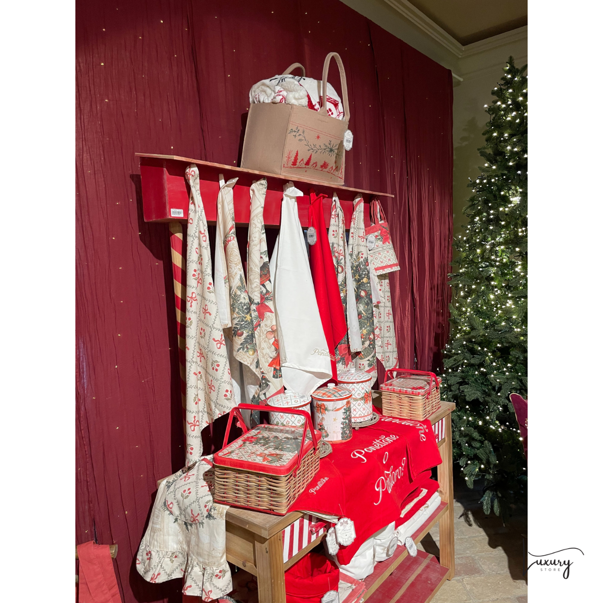 Blanc Mariclo' Set 2 Cestini Favola di Natale Collection