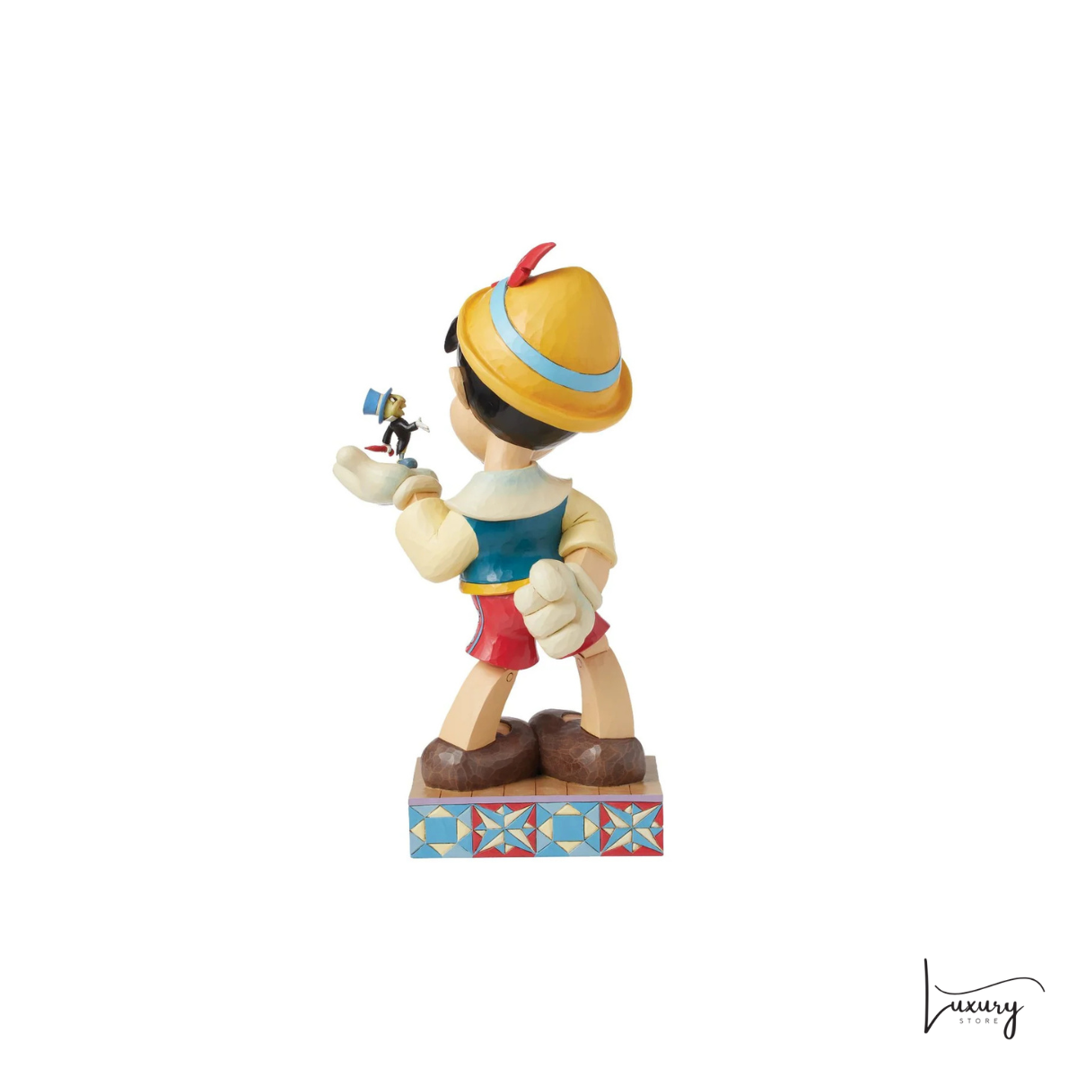 Disney Jim Shore Pinocchio con Grillo Parlante