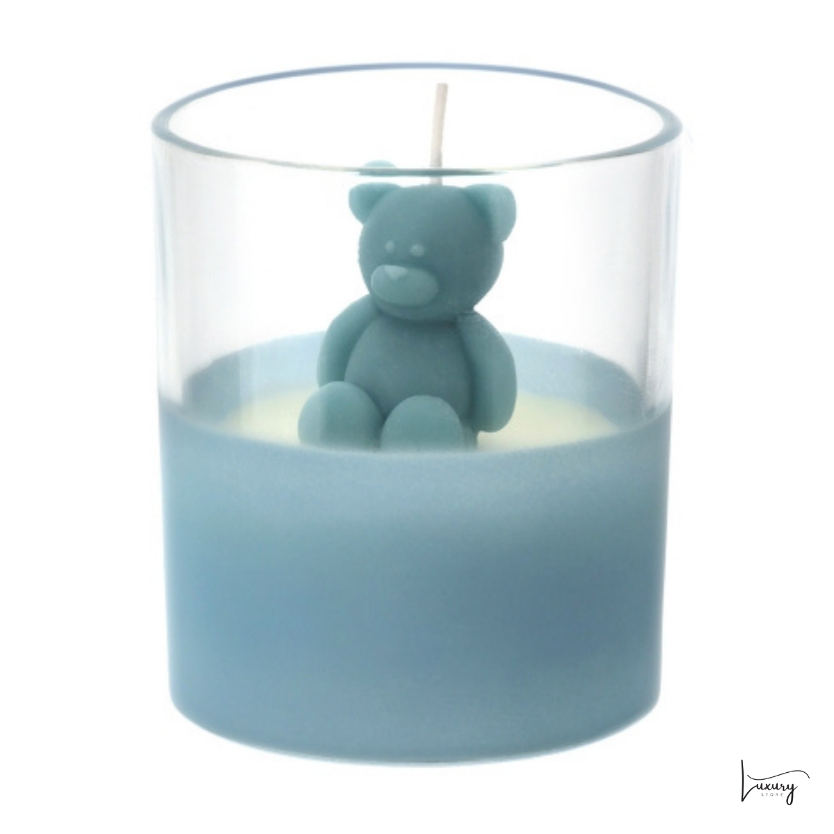 Hervit Candela orsetto 9 cm collezione Cottage