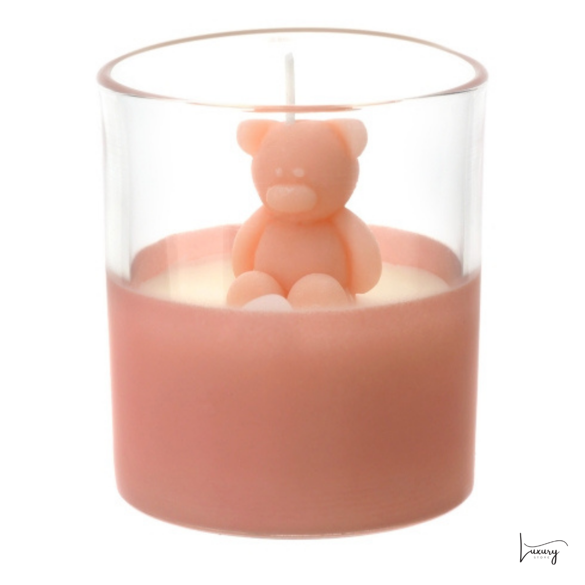 Hervit Candela orsetto 9 cm collezione Cottage