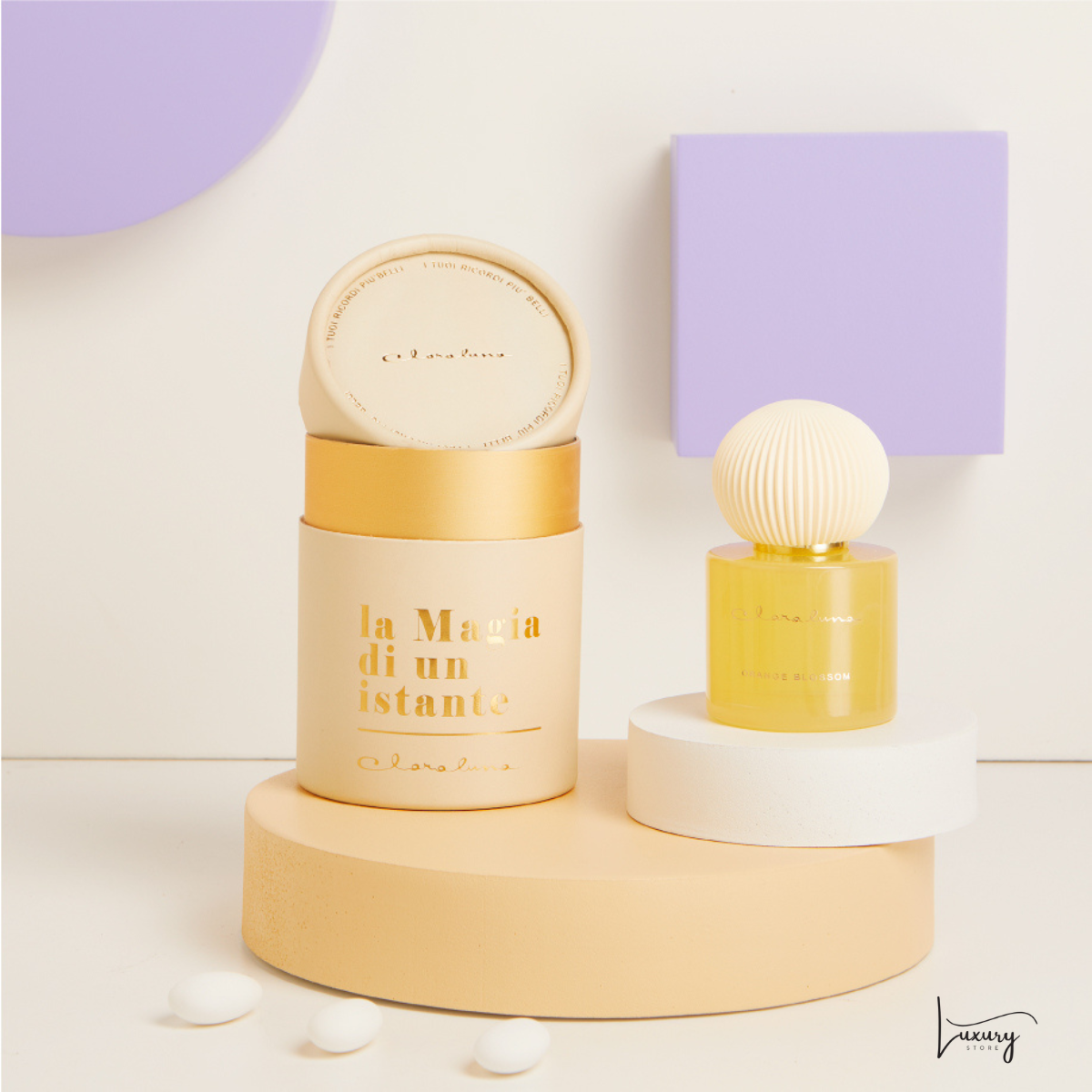 Claraluna Diffusore Giallo con Tappo in gesso
