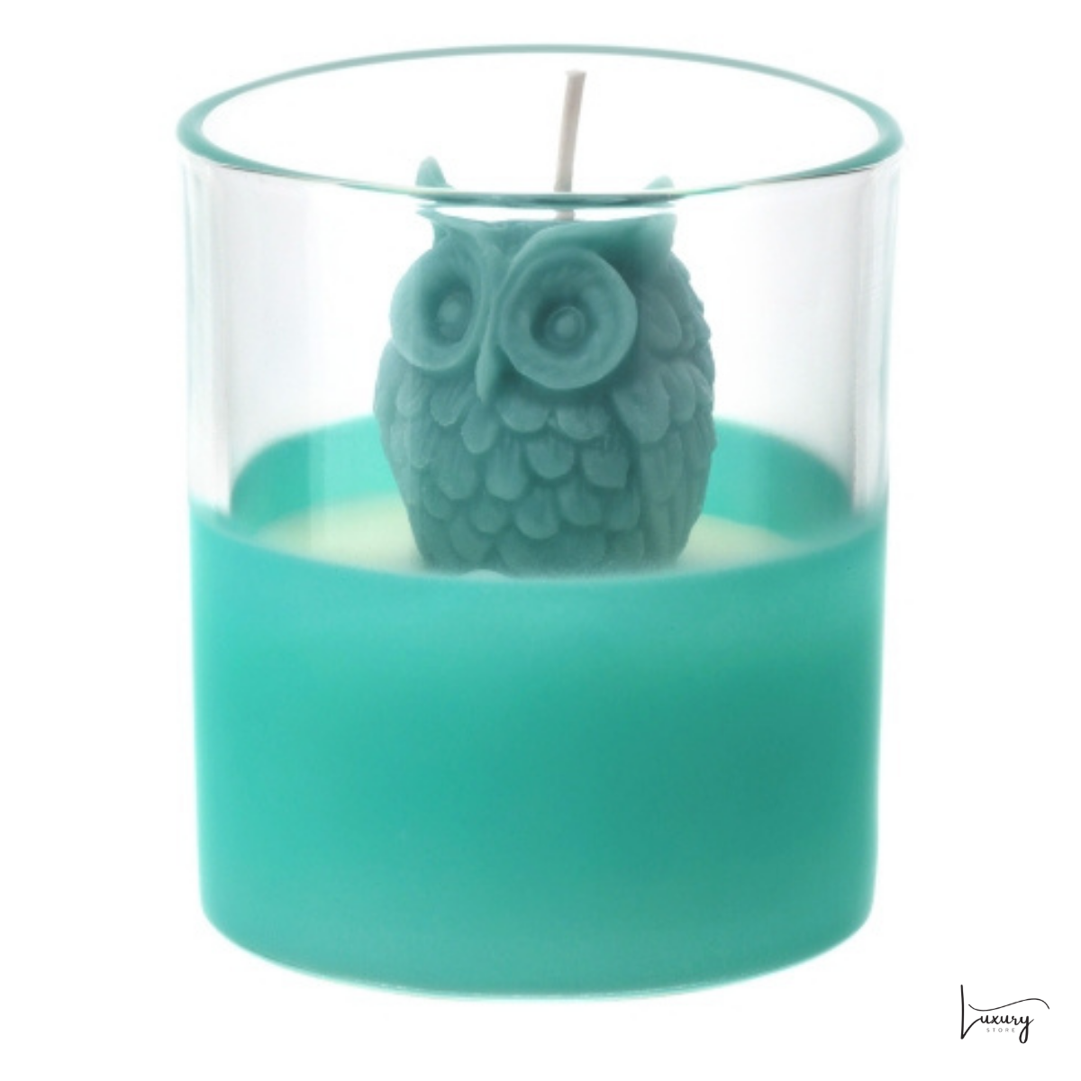 Hervit Candela civetta 9 cm collezione Cottage