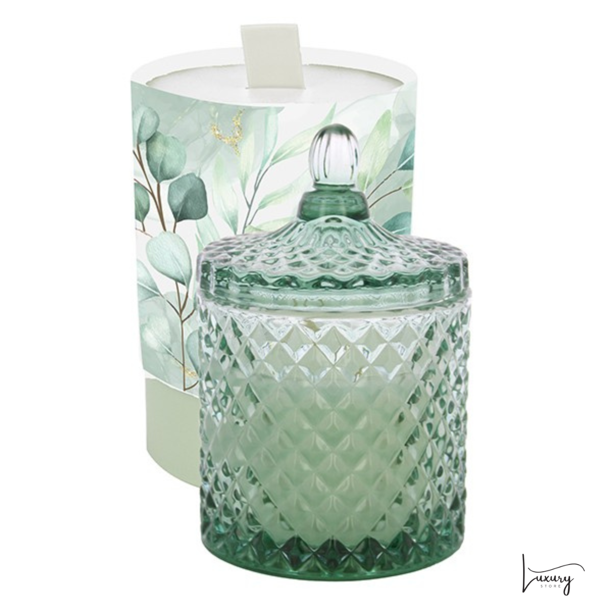 Candela profumata Potique in vetro Verde