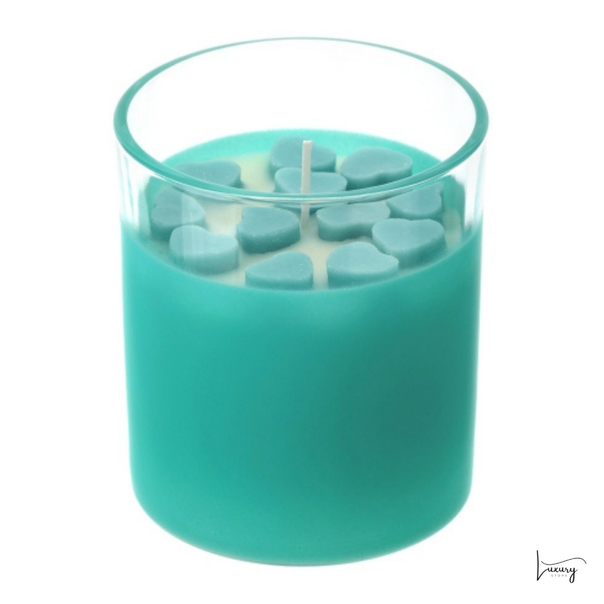 Hervit Candela cuori 9 cm collezione Cottage