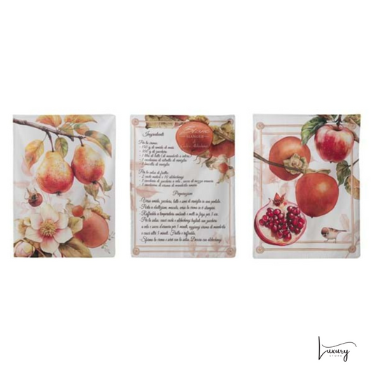 Blanc Mariclò Set 3 Canovacci Persimmon Collection