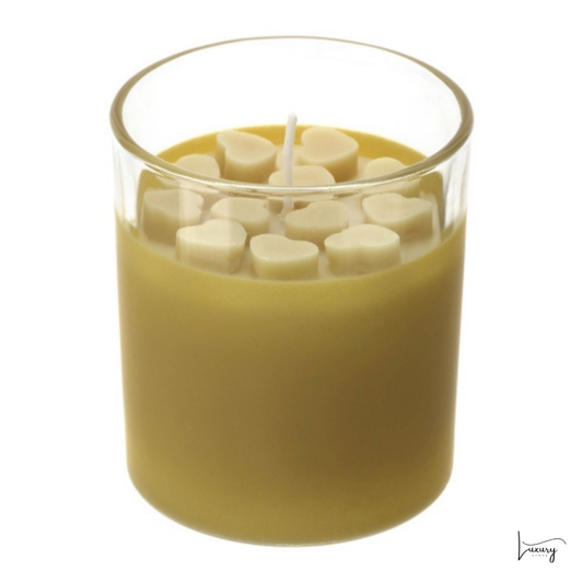 Hervit Candela cuori 9 cm collezione Cottage