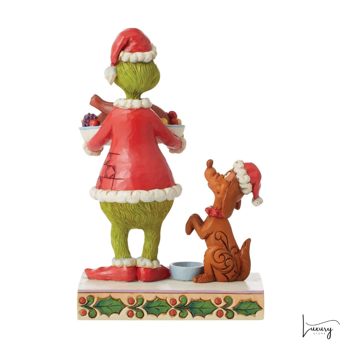Disney Jim Shore Statuina la Cena di Natale  del Grinch