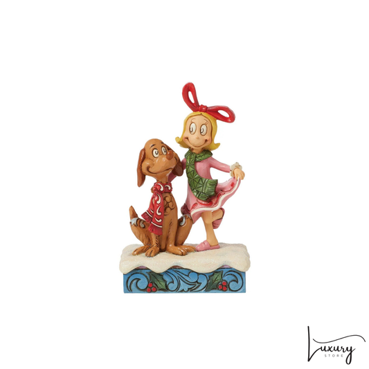 Disney Jim Shore Statuina Cindy Lou e Max