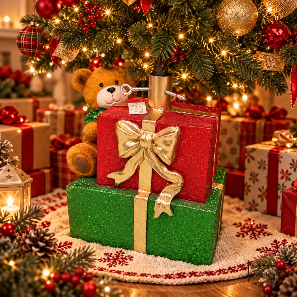 Mascagni Base Albero di natale orsetto
