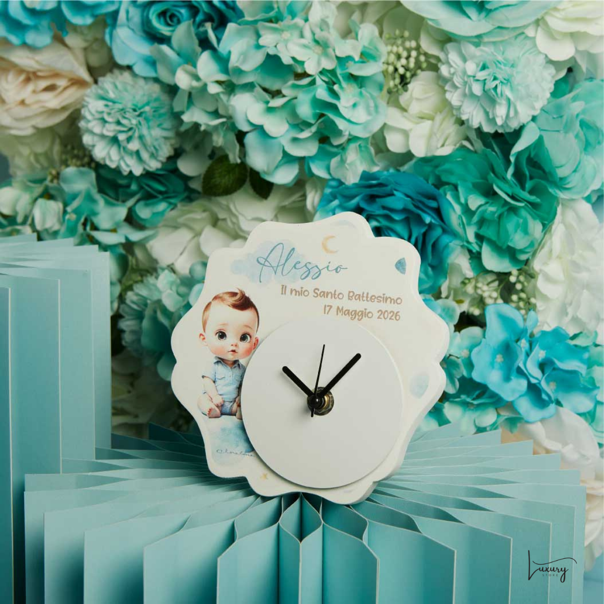 Claraluna Orologio Battesimo Personalizzabile