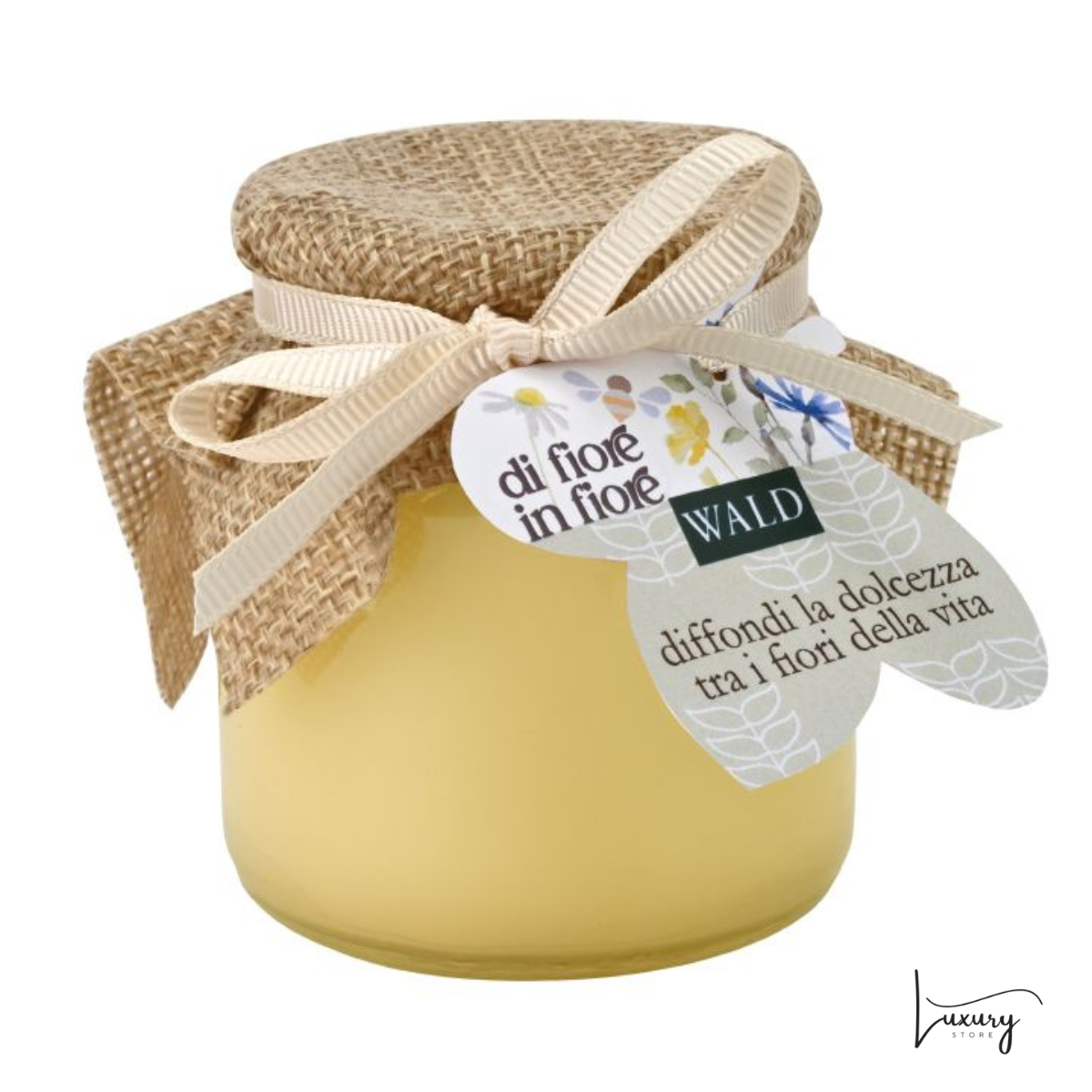 Wald Candela Barattolino in vetro Giallo