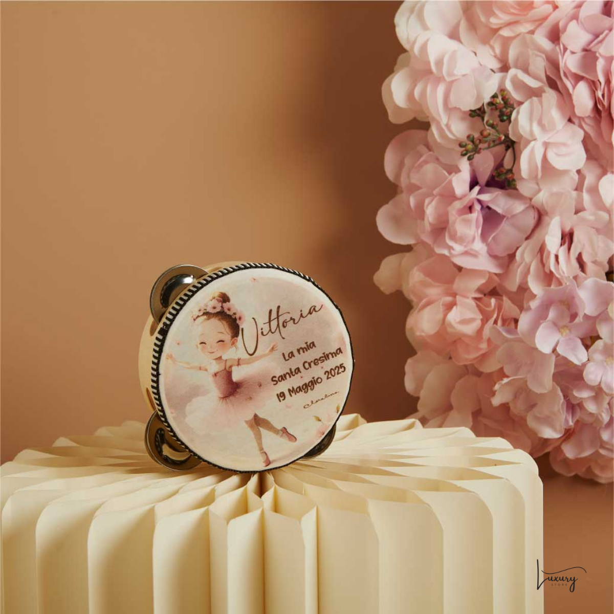 Claraluna Tamburello Ballerina Personalizzabile