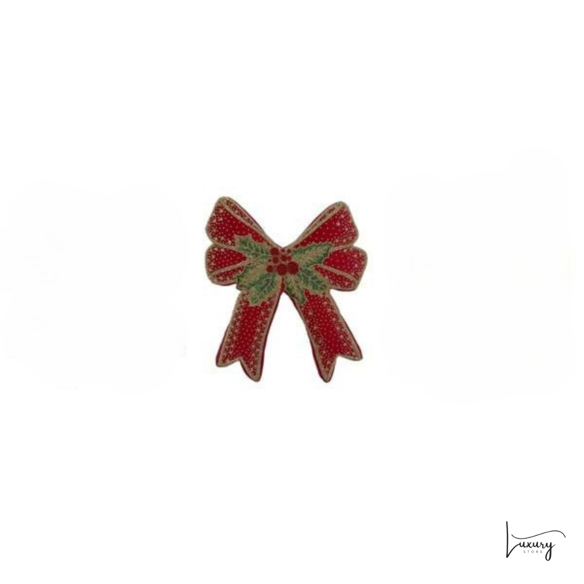 Blanc Mariclò Cuscino sagomato Fiocco Cuscini di Natale Collection