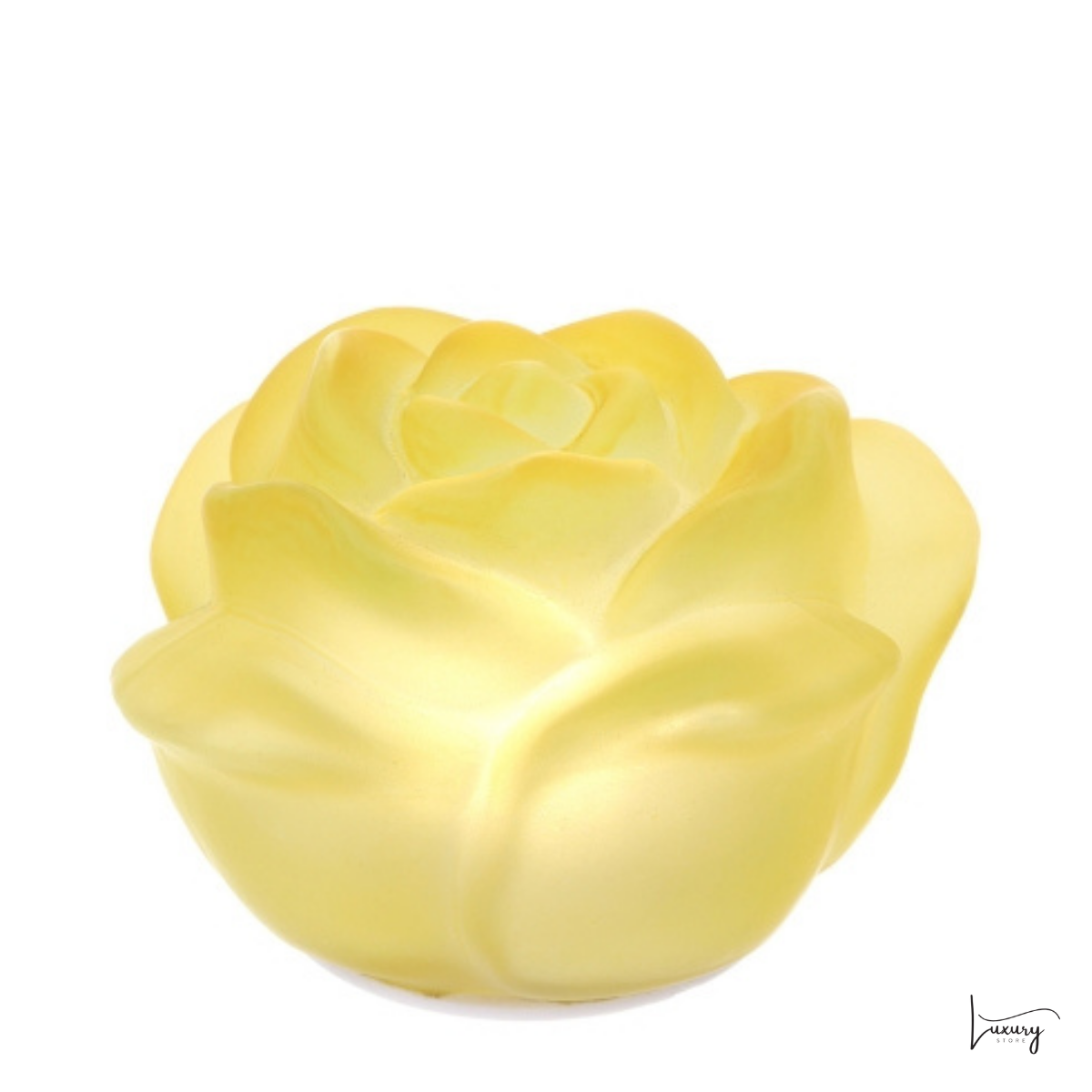 Hervit Rosa in vetro satinato con luce led