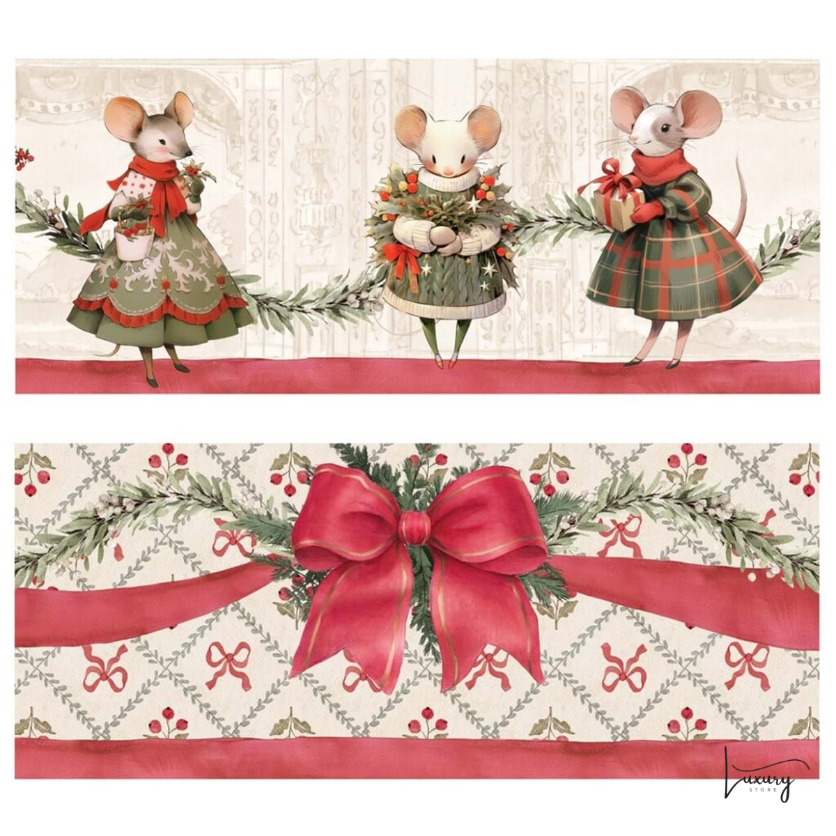 Blanc Mariclò Coppia spugna Favola di Natale Collection