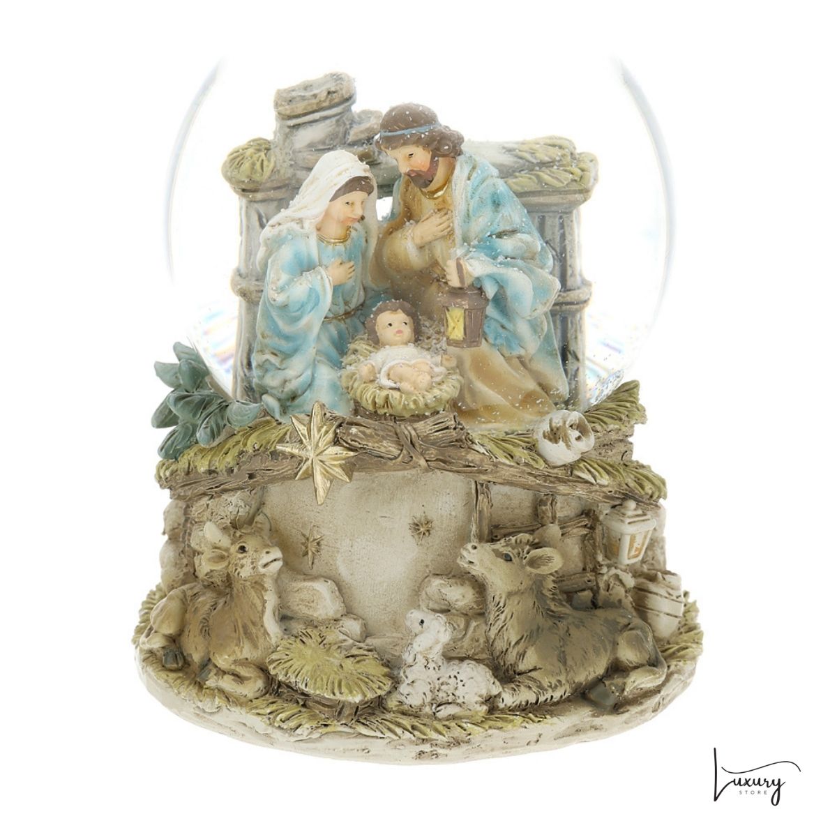 Hervit Carillon Palla Acqua neve con Presepe