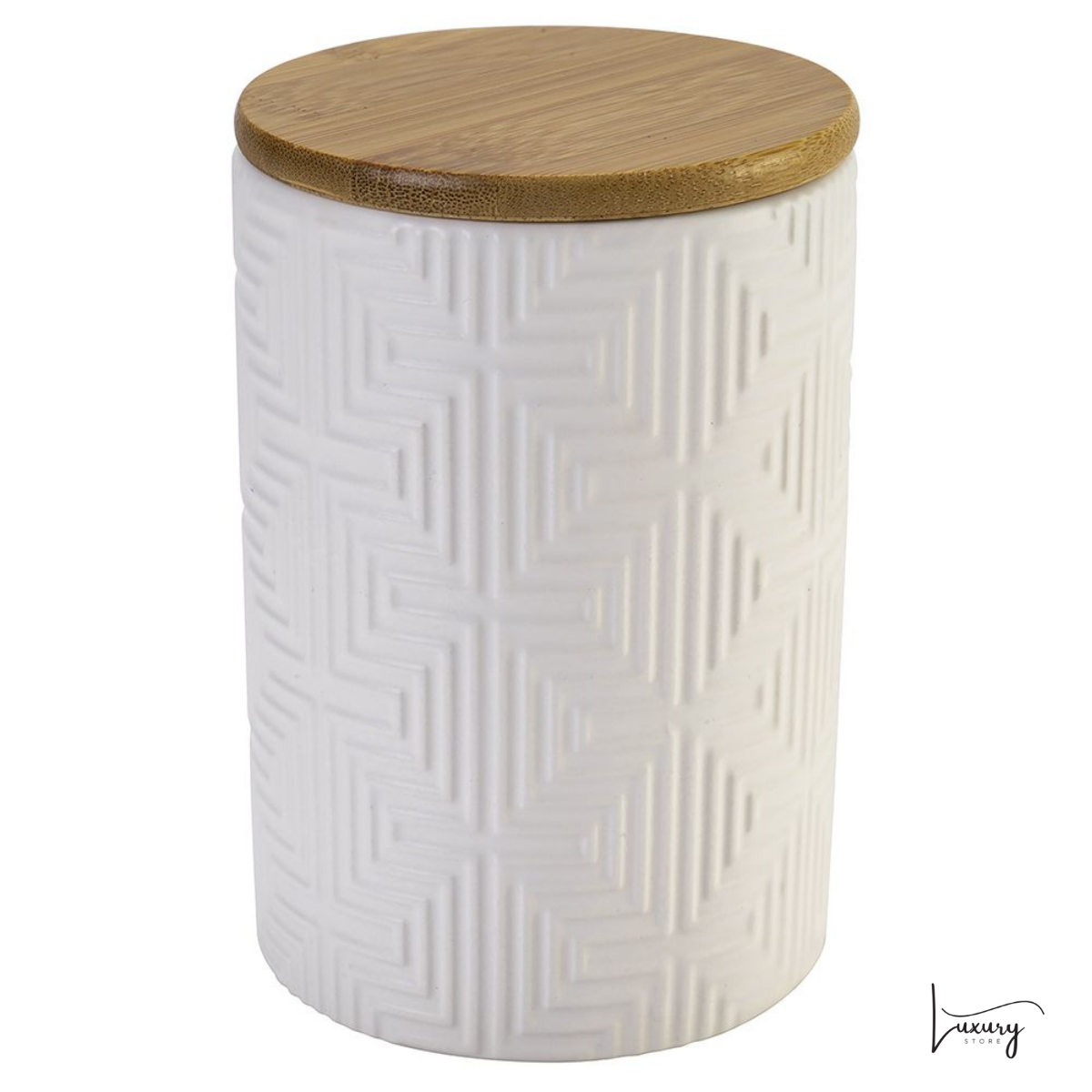 Villa D'este Shade of Shape Geometrie Set 3 Barattoli Bianchi