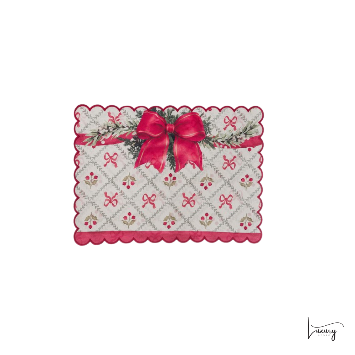 Blanc Mariclò Tovaglietta colazione Favola di Natale Collection