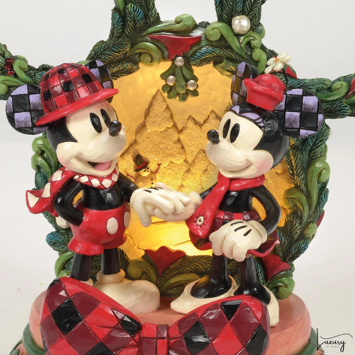 Disney Jim Shore Statuetta Topilino e Minnie Special Edition